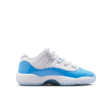 Air Jordan 11 Retro Low White University Blue (GS) Angle 2