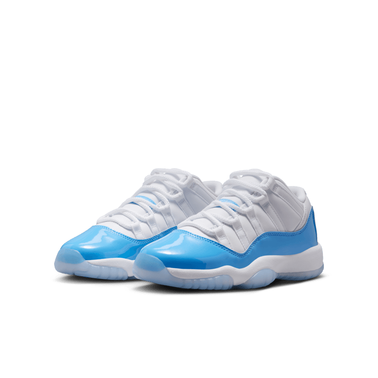 Air Jordan 11 Retro Low White University Blue (GS) Angle 4