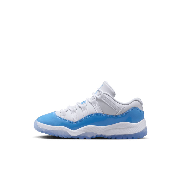 Air Jordan 11 Retro Low White University Blue (PS) Angle 0