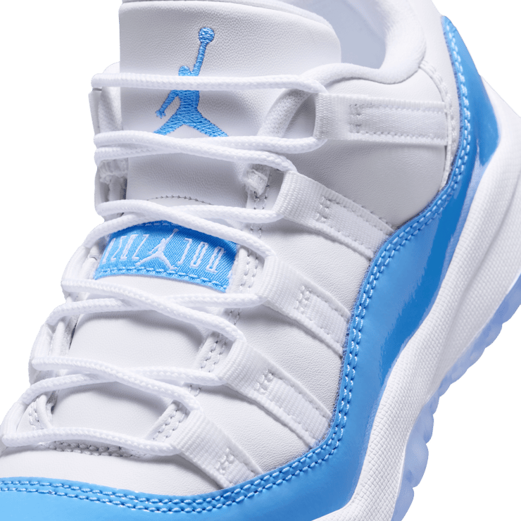 Air Jordan 11 Retro Low White University Blue (PS) Angle 6