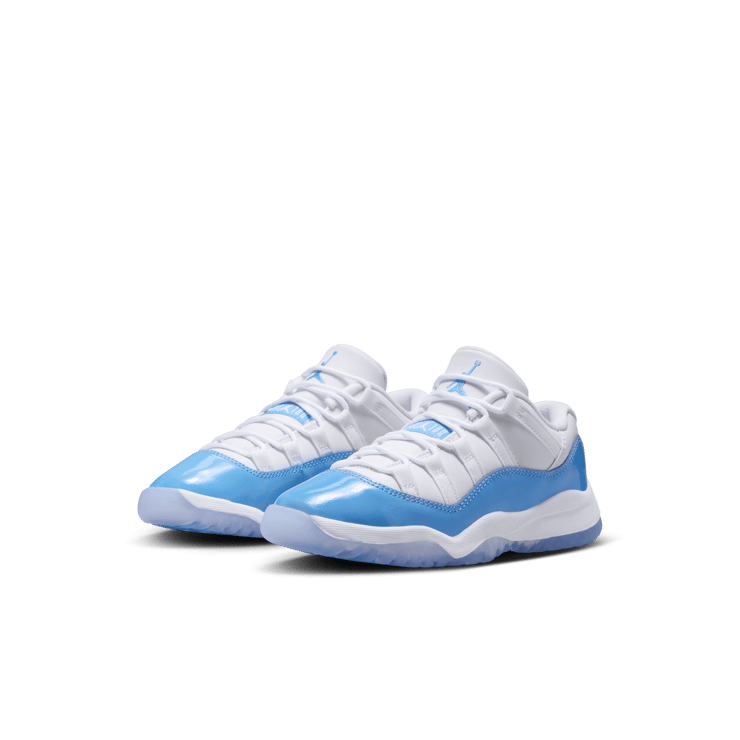 Air Jordan 11 Retro Low White University Blue (PS) Angle 4