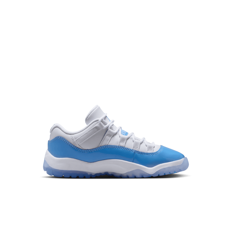 Air Jordan 11 Retro Low White University Blue (PS) Angle 2