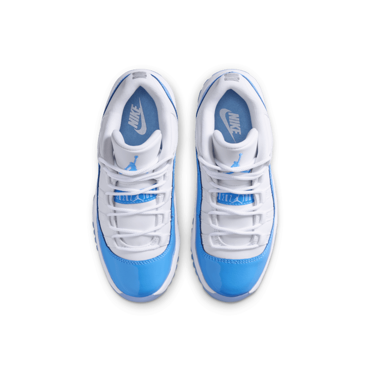 Air Jordan 11 Retro Low White University Blue (PS) Angle 3