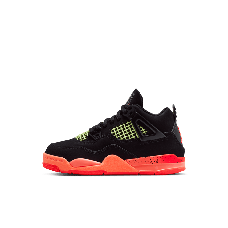 Air Jordan 4 Retro Black Infrared 23 (PS) Angle 0