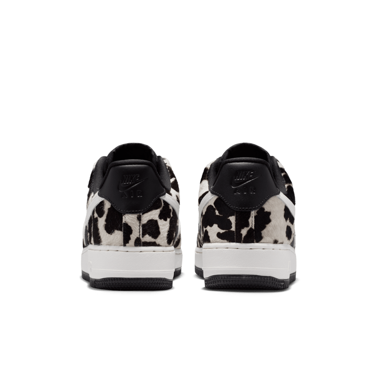 Nike Air Force 1 Low Cow Print Black (W) Angle 5