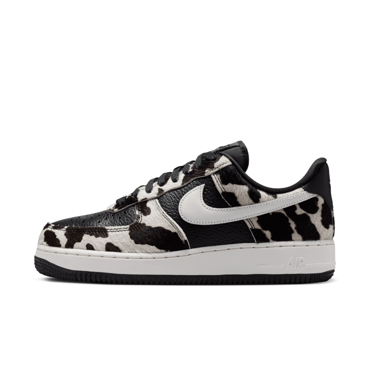 Nike Air Force 1 Low Cow Print Black (W) Angle 0