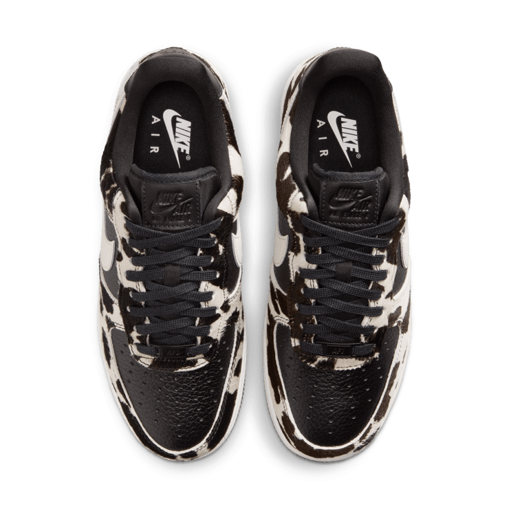Nike Air Force 1 Low Cow Print Black (W) Angle 3