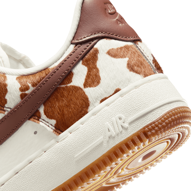 Nike Air Force 1 Low Cow Print Brown (W) Angle 7
