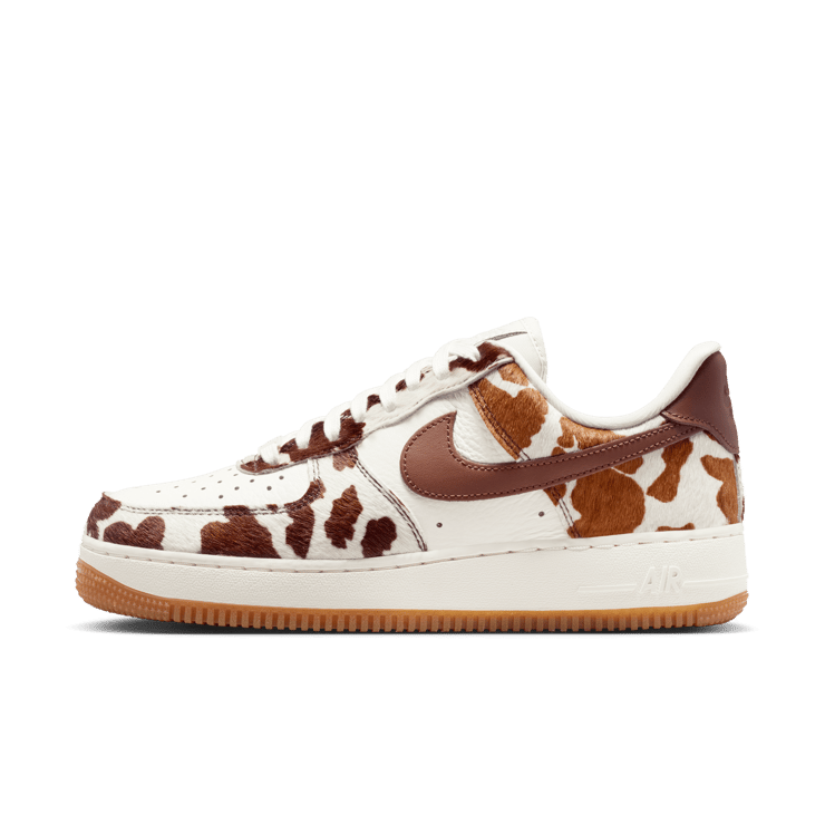 Nike Air Force 1 Low Cow Print Brown (W) Angle 0