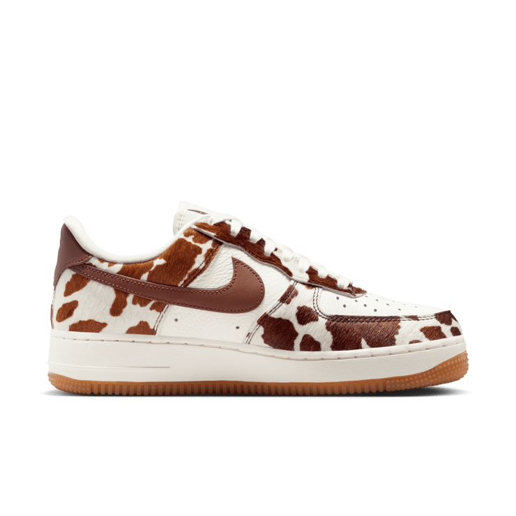 Nike Air Force 1 Low Cow Print Brown (W) Angle 2