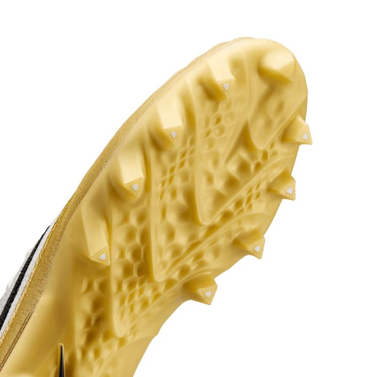 Nike Alpha Menace 5 Elite White Metallic Gold Angle 6