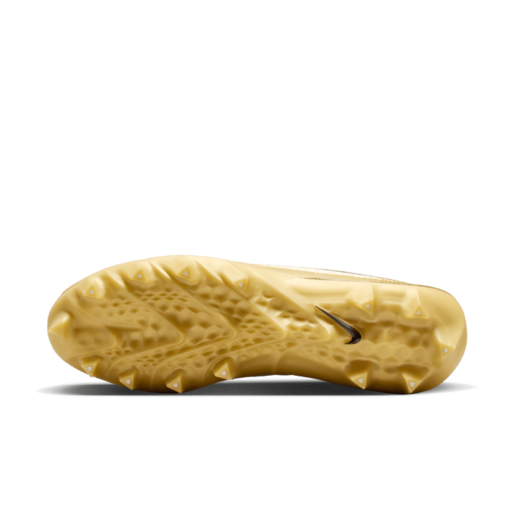 Nike Alpha Menace 5 Elite White Metallic Gold Angle 1