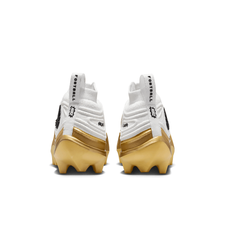 Nike Alpha Menace 5 Elite White Metallic Gold Angle 5