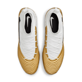 Nike Alpha Menace 5 Elite White Metallic Gold Angle 3