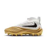 Nike Alpha Menace 5 Elite White Metallic Gold Angle 0