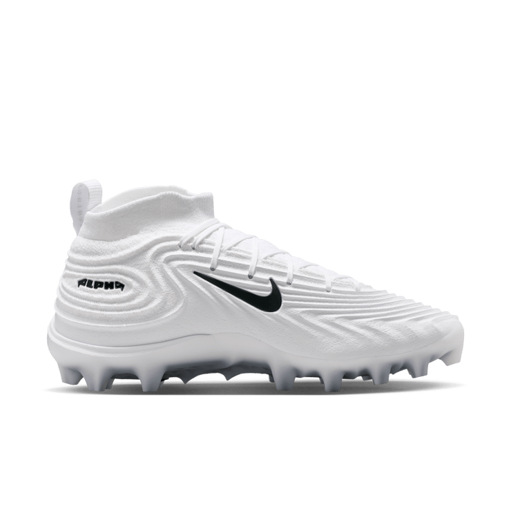 Nike Alpha Menace 5 Elite White Black Angle 2