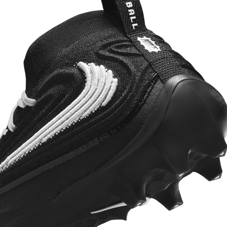 Nike Alpha Menace 5 Elite Black Angle 8