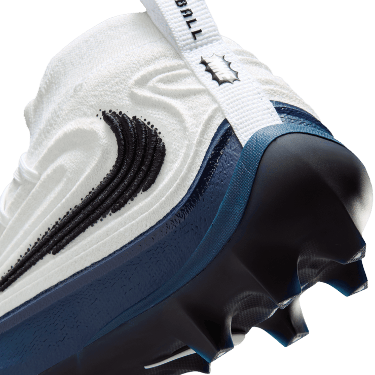 Nike Alpha Menace 5 Elite White College Navy Angle 8