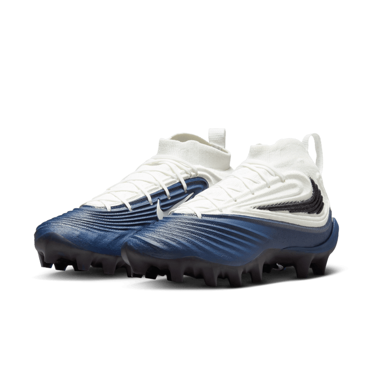 Nike Alpha Menace 5 Elite White College Navy Angle 4