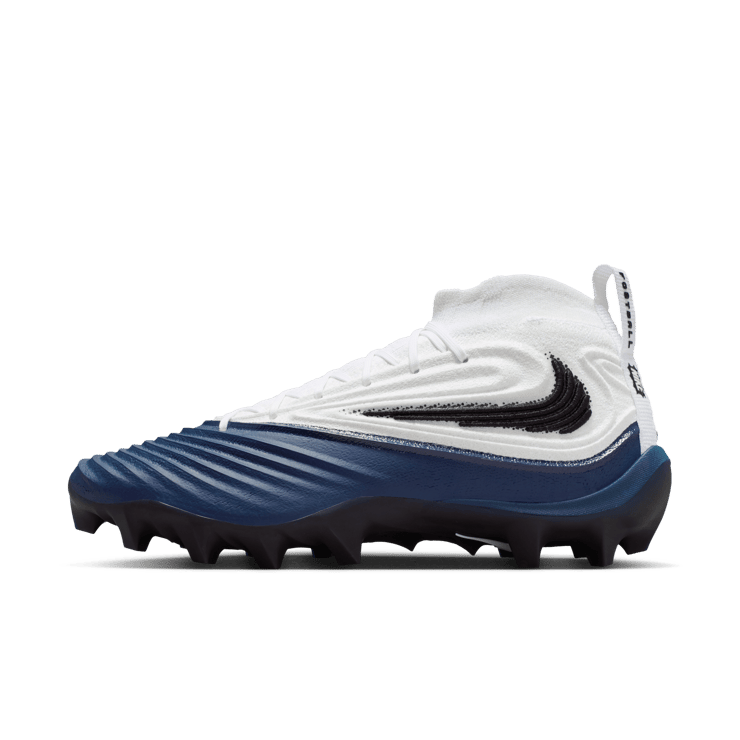 Nike Alpha Menace 5 Elite White College Navy Angle 0