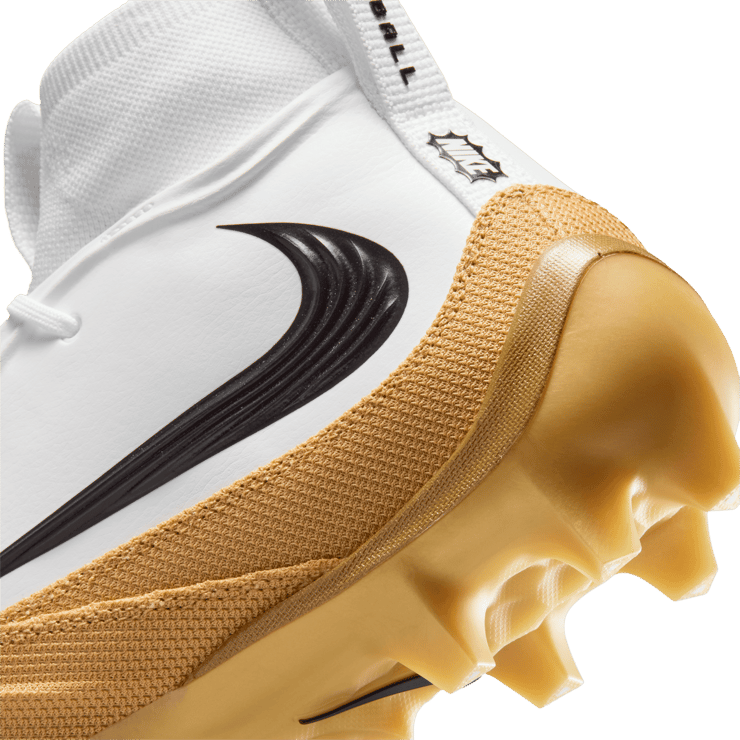 Nike Alpha Menace 5 Pro White Metallic Gold Angle 8