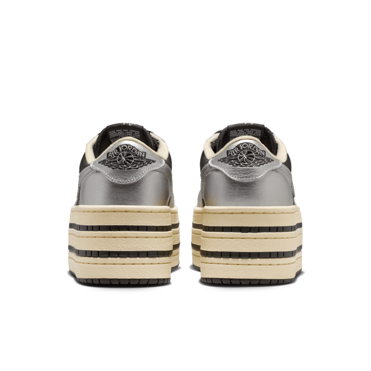 Air Jordan 1 Triple Stack Metallic Silver (W) Angle 5