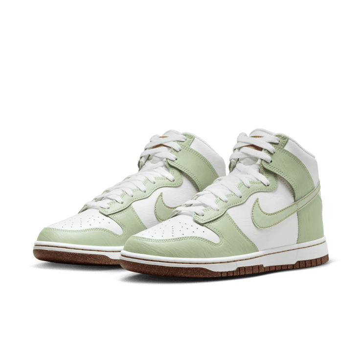 Nike Dunk High SE Inspected By Swoosh Honeydew Angle 2