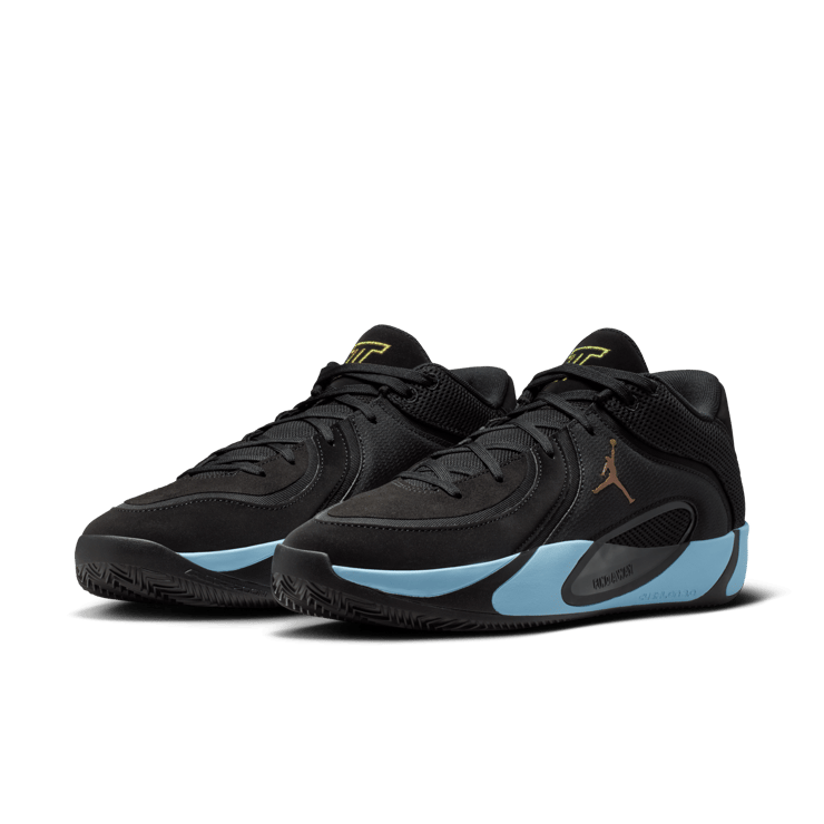Jordan Tatum 4 Black Ice Blue Angle 4