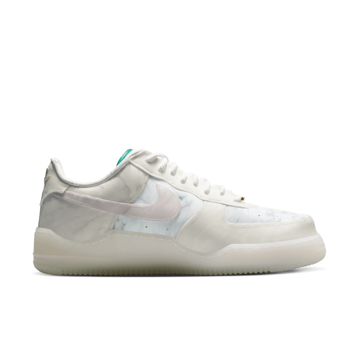 Nike Air Force 1 LBJ White Jade Ice Beijing Angle 2