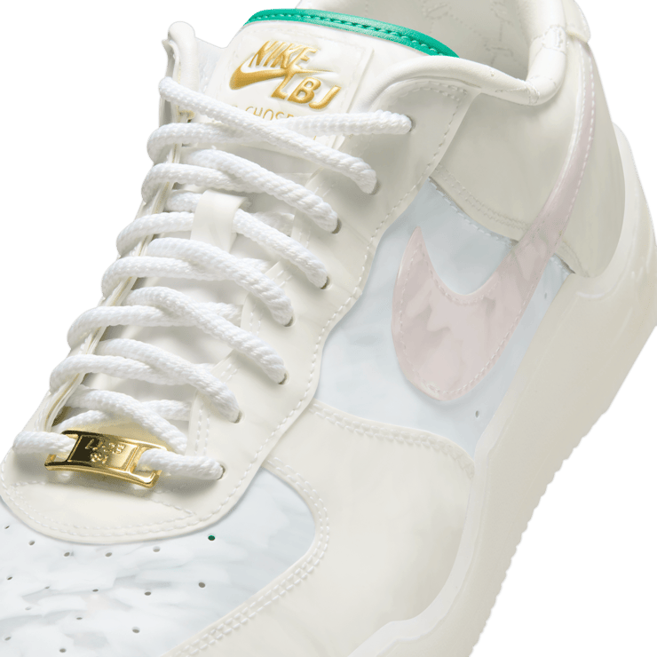 Nike Air Force 1 LBJ White Jade Ice Beijing Angle 6