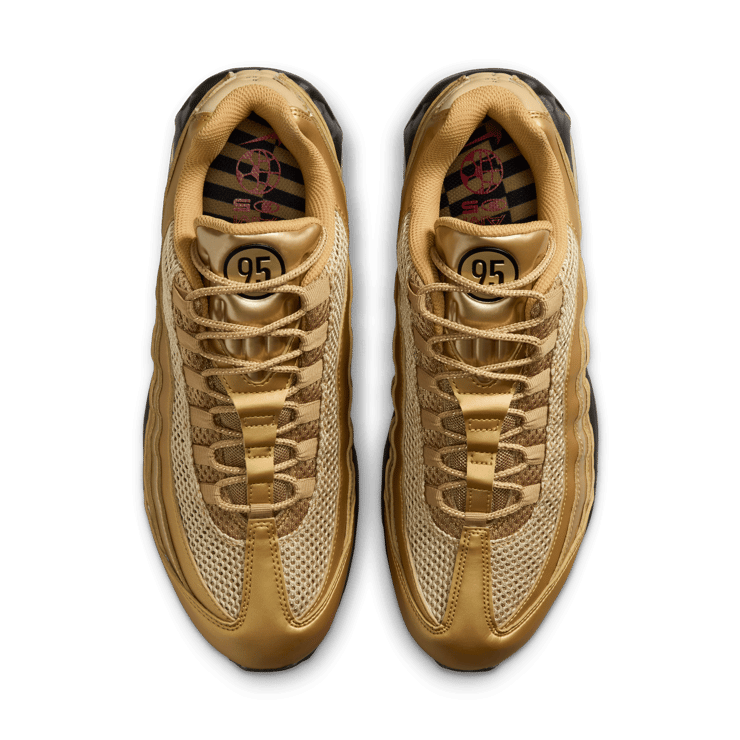 Nike Air Max 95 Big Bubble Total 90 Metallic Gold Angle 3