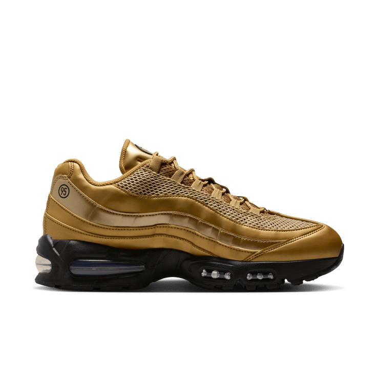 Nike Air Max 95 Big Bubble Total 90 Metallic Gold Angle 2