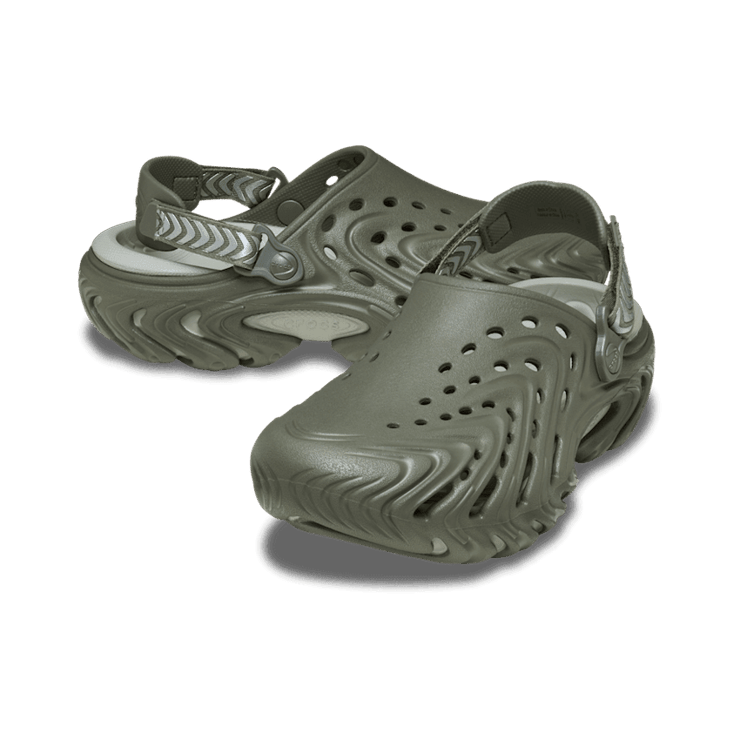 Crocs Echo II Clog Chrome Silver Angle 0