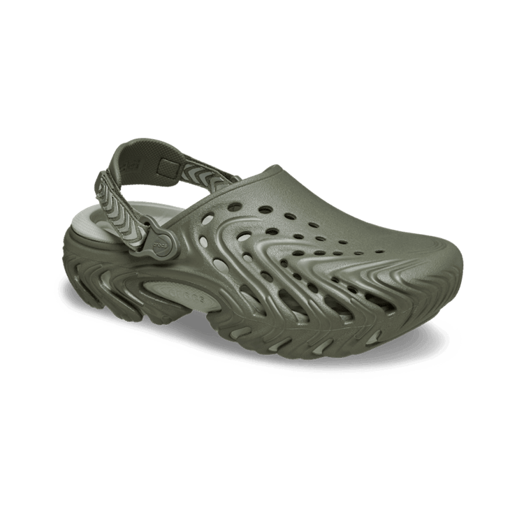 Crocs Echo II Clog Chrome Silver Angle 3