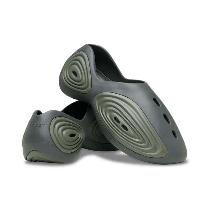 Crocs Ripple Clog Graphite Dusty Olive Angle 0