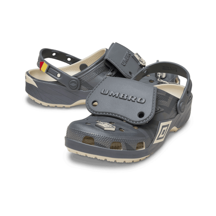 Crocs Classic Clog Umbro Bone Slate Grey Angle 0