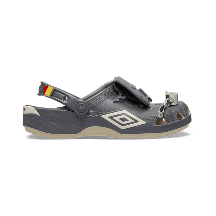 Crocs Classic Clog Umbro Bone Slate Grey Angle 1