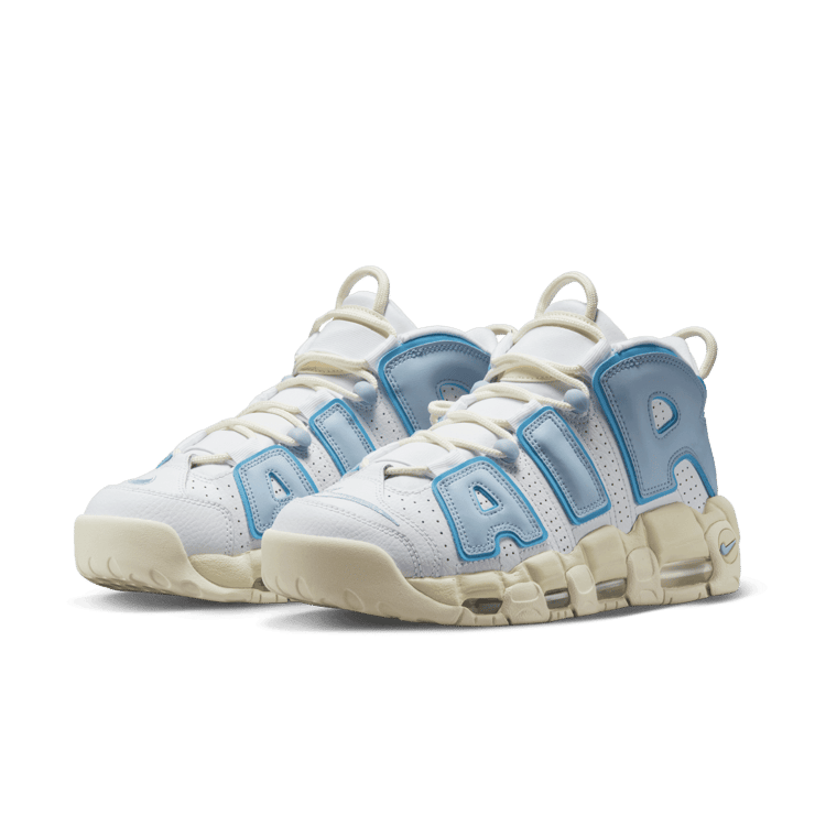 Nike Air More Uptempo White Ocean Bliss Angle 2