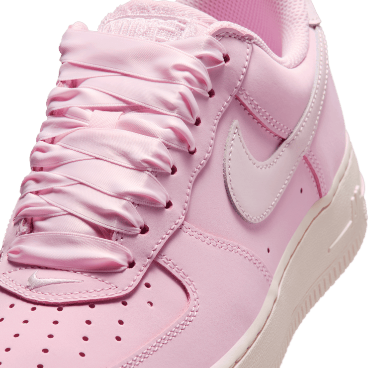 Nike Air Force 1 Low Premium Ribbon Lace Pink Foam (W) Angle 6