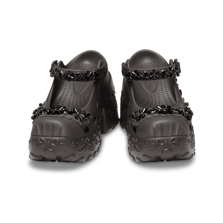 Crocs Ballerina Platform Simone Rocha Espresso Angle 0