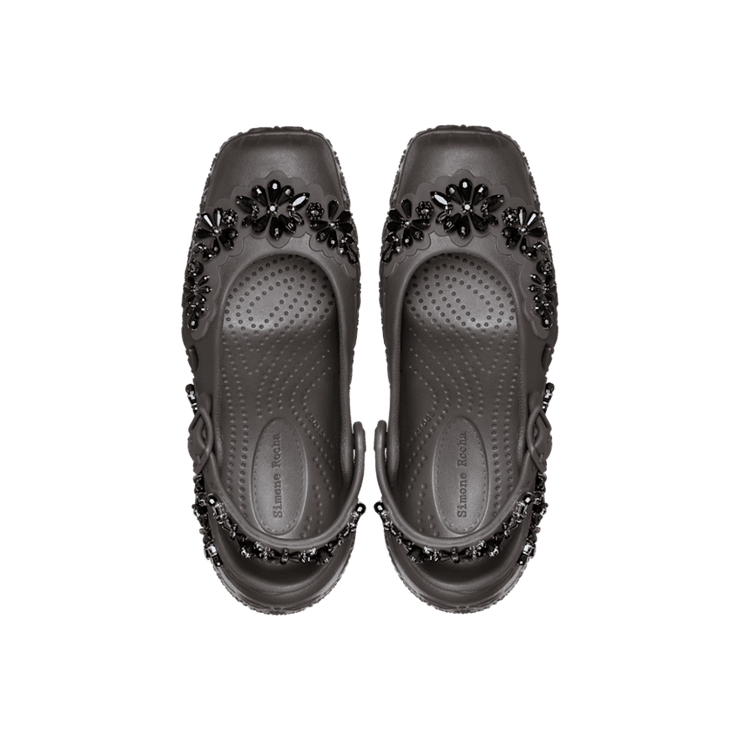 Crocs Ballerina Platform Simone Rocha Espresso Angle 1