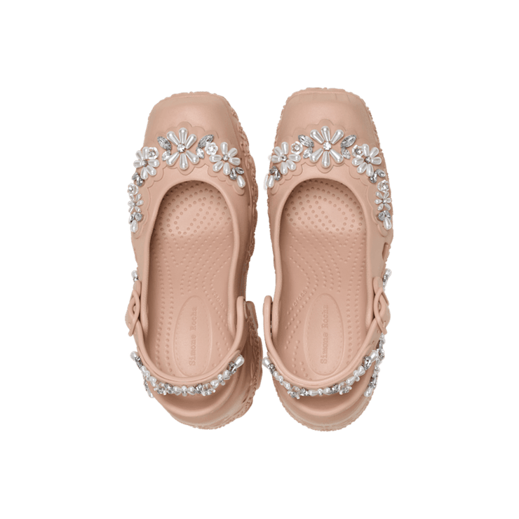Crocs Ballerina Platform Simone Rocha Pink Caramel Angle 1