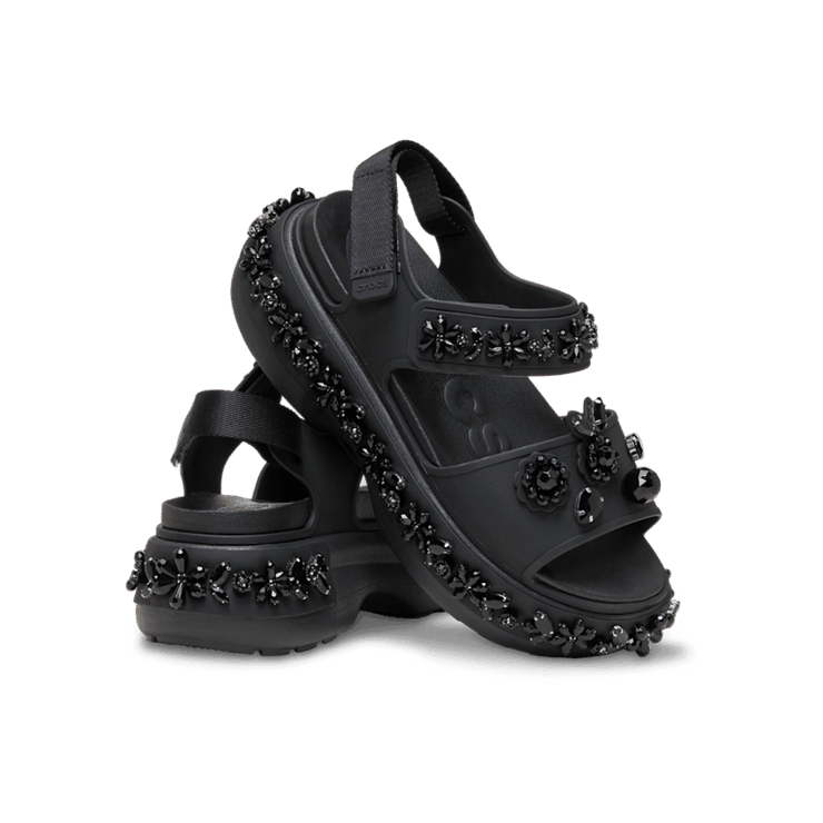 Crocs Soho Sandal Simone Rocha Black Angle 0