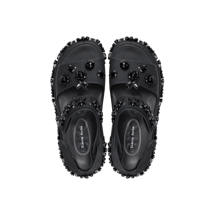 Crocs Soho Sandal Simone Rocha Black Angle 1