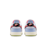 Nike Dunk Low Smiley Swoosh White Hydrogen Blue Angle 5