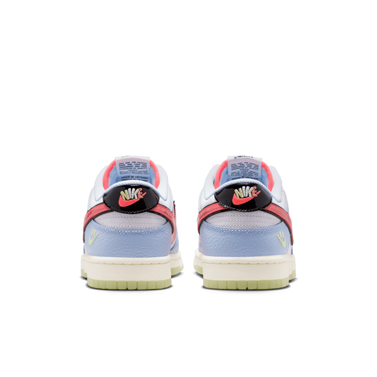 Nike Dunk Low Smiley Swoosh White Hydrogen Blue Angle 5