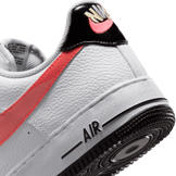 Nike Air Force 1 Low Smiley Swoosh White Flash Crimson Angle 7