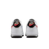 Nike Air Force 1 Low Smiley Swoosh White Flash Crimson Angle 5