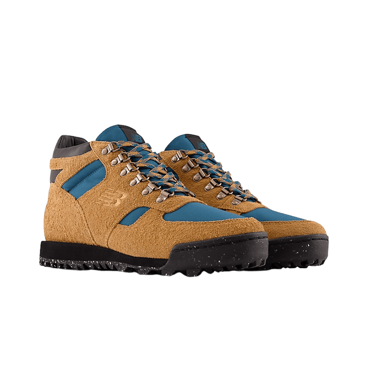 New Balance Rainier Tan Blue Angle 2