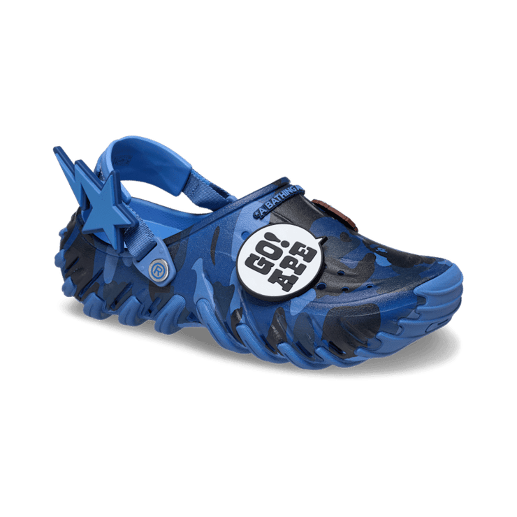 Crocs Echo RO Clog BAPE Navy Angle 3